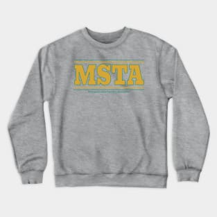 MSTA Old School Detroit Green and Gold Crewneck Sweatshirt